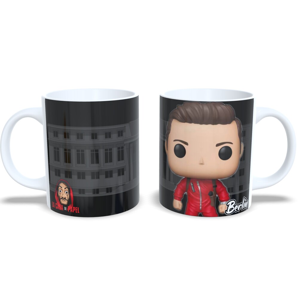 Caneca Criativa Funko Pop La Casa De Papel Berlim Presente Fã