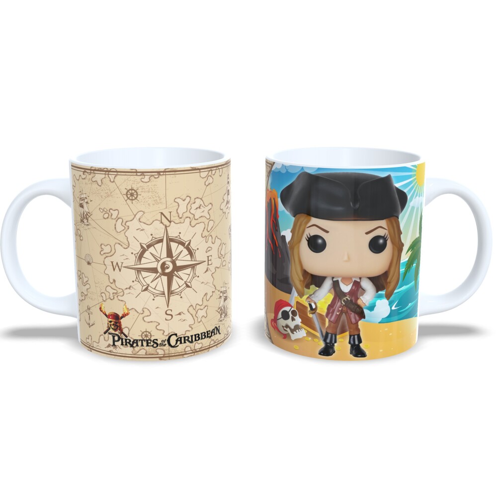 Caneca Personalizada Elizabeth Swann Piratas Do Caribe Estilo Fun