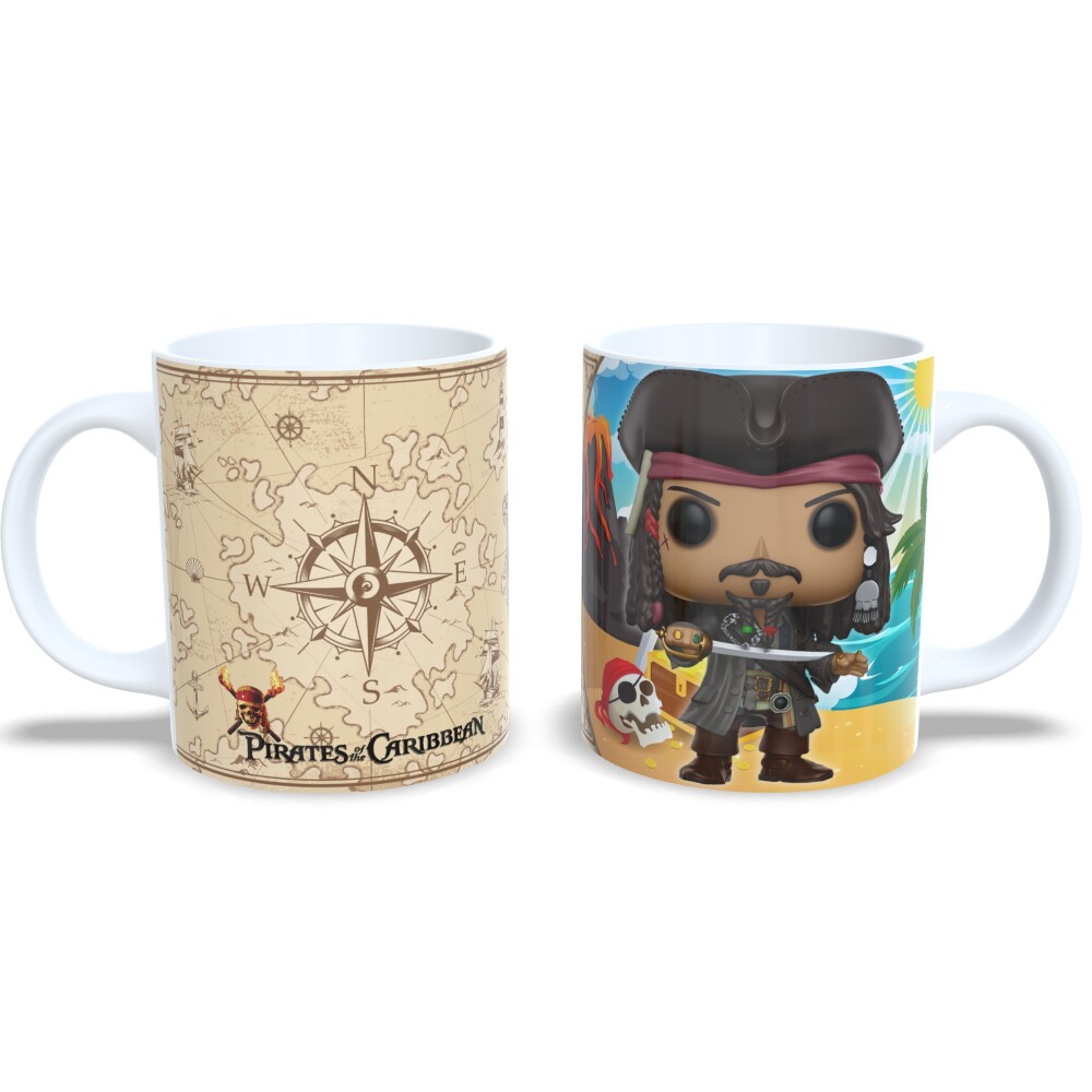 Caneca Personalizada Capitão Jack Sparrow Piratas Do Caribe Esti
