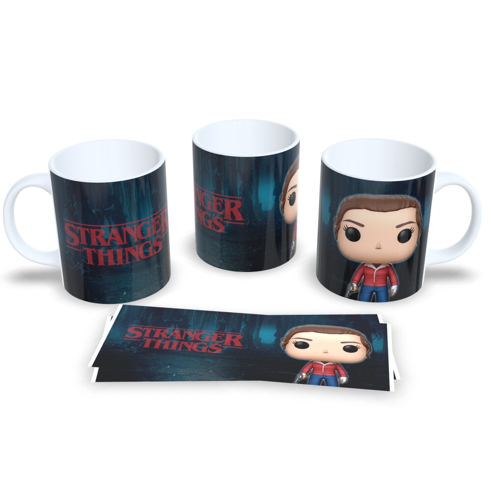 Caneca De Porcelana Stranger Things Personagens Funko