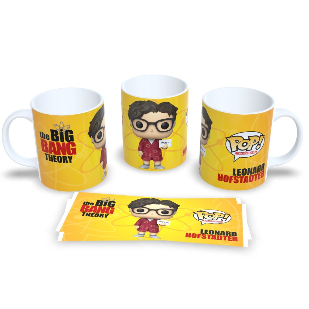 Caneca Coleção The Big Bang Theory Funko Leonard Séries Geek C