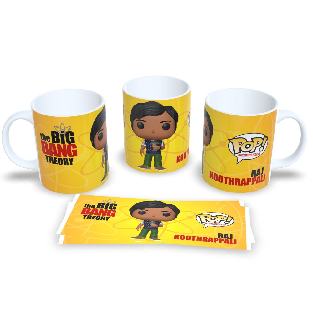 Caneca Coleção The Big Bang Theory Funko Raj Séries Geek Café
