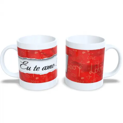 Caneca Porcelana 325ml Especial Dia dos Namorados 💝