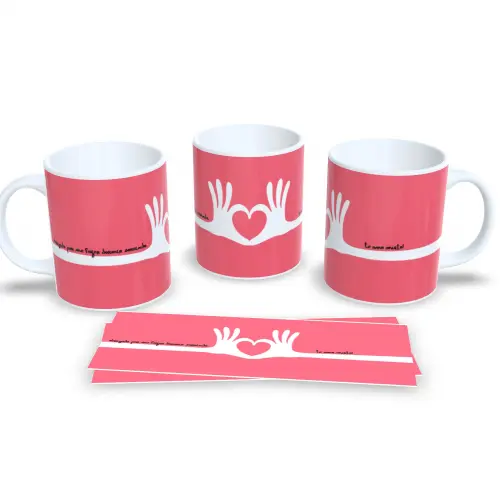 Caneca Namorados: Café, Cafuné e 325ml de Afeto ✨