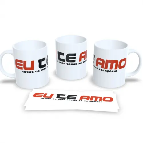 Caneca 325ml Personalizada: Amor Dose Diária 🍯