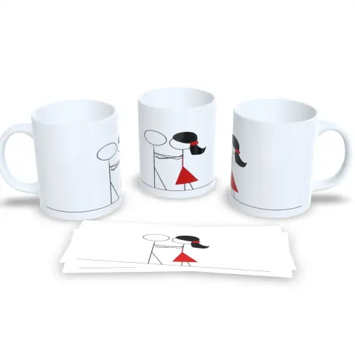 Caneca 325ml Personalizada: Amor Dose Diária 🍯