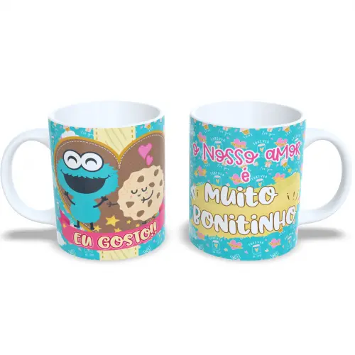 Caneca 325ml Namorados: Seu Amor em Cada Gole ☕