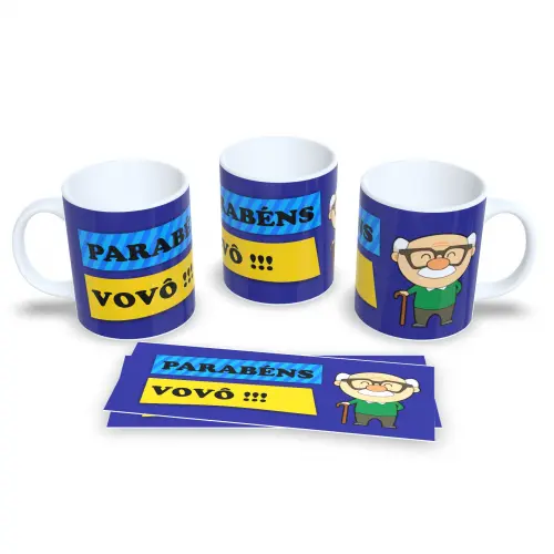 Canecas Personalizadas 325ml Especial Dia dos Avós