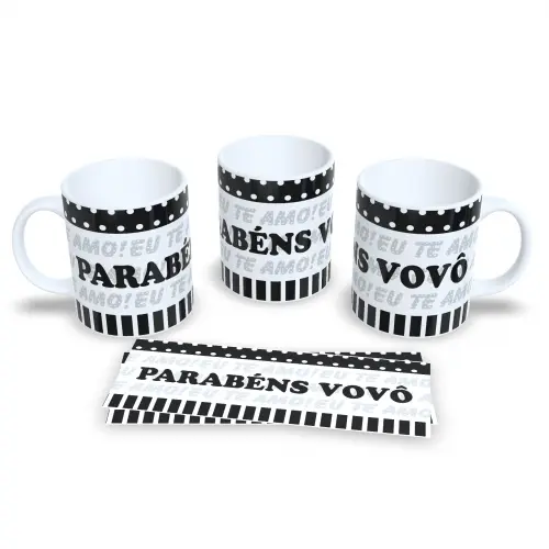 Caneca de Porcelana a Oficial do Vovó e Vovô Coruja