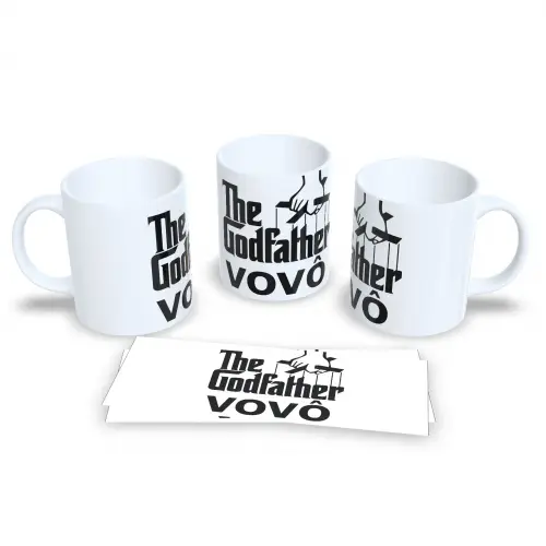 Caneca de Porcelana a Oficial do Vovó e Vovô Coruja