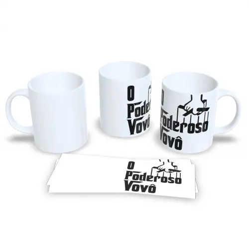 Caneca de Porcelana a Oficial do Vovó e Vovô Coruja
