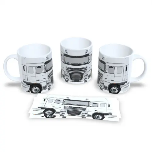 Caneca Personalizada Caminhão Bruto Presente Criativo 325ml