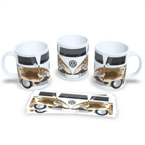 Caneca Personalizada Kombi Retrô Viva a Nostalgia