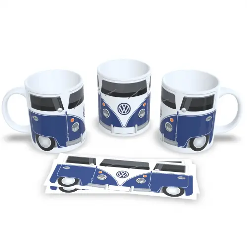 Caneca de Porcelana Clássica Kombi O Charme Antigo