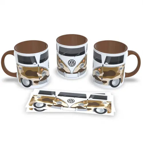 Caneca Marrom Kombi Vintage 325ml Relíquia e Nostalgia na Mesa
