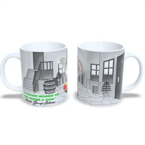 Caneca de Porcelana Chaves 325ml Nostalgia Cultura Pop / Nerd / Geek