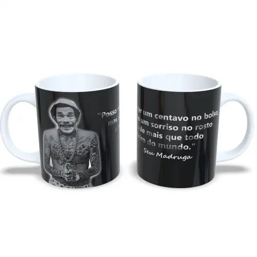 Caneca de Cerâmica Personalizada Seu Madruga Presente Criativo para Fãs de Chaves!