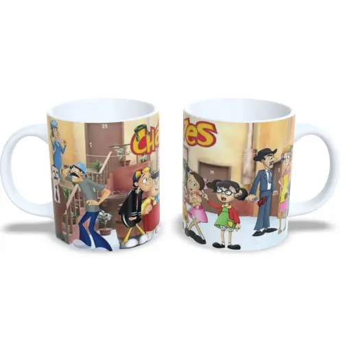 Caneca Porcelana 325ml Turma do Chaves Personalizada