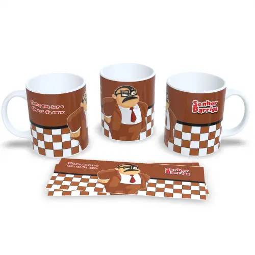 Caneca Seu Barriga Turma do Chaves Perfeito Para Fãs do Seriado