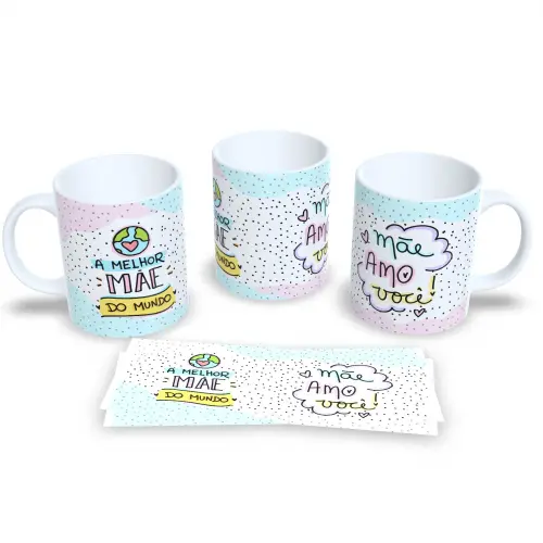 Canecas Personalizadas de 325ml dia das Mães