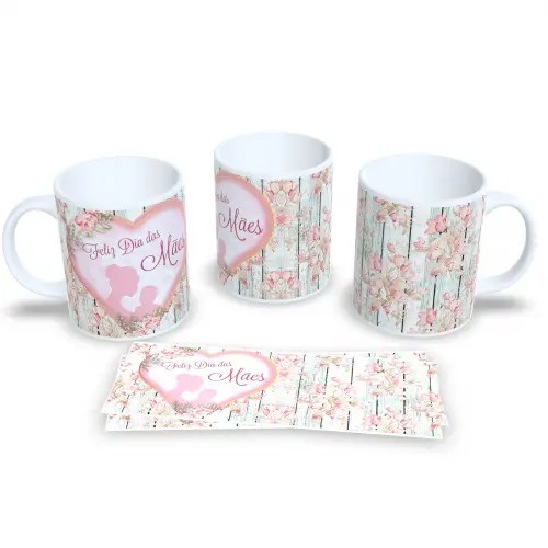 Canecas Personalizadas de 325ml dia das Mães