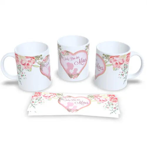 Canecas Personalizadas de 325ml dia das Mães