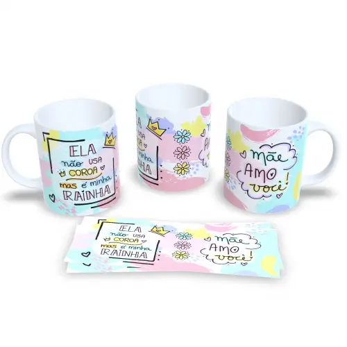 Presente Dia das Mães Caneca Amor que transborda