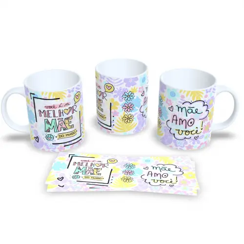 Presente Dia das Mães Caneca Amor que transborda