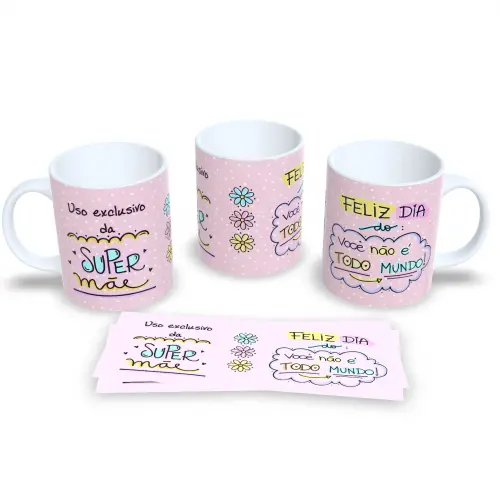 Presente Dia das Mães Caneca Amor que transborda