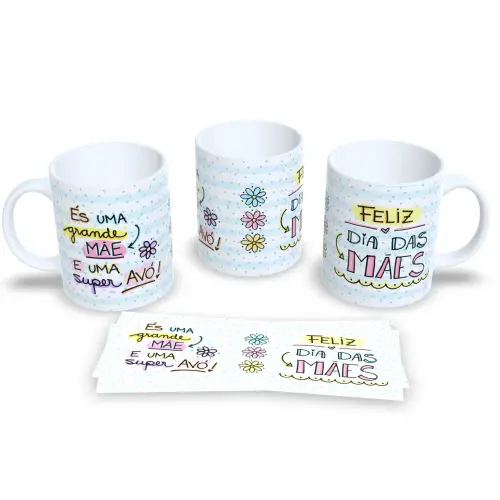 Presente Dia das Mães Caneca Amor que transborda