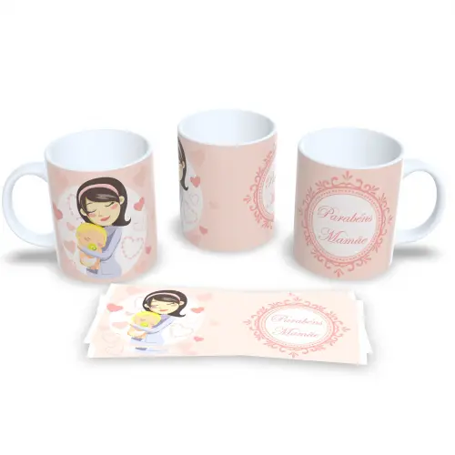 Presente Dia das Mães Caneca Amor que transborda