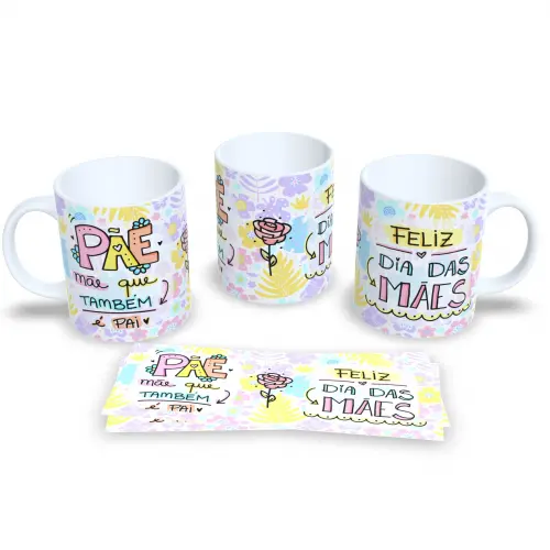 Presente Dia das Mães Caneca Amor que transborda
