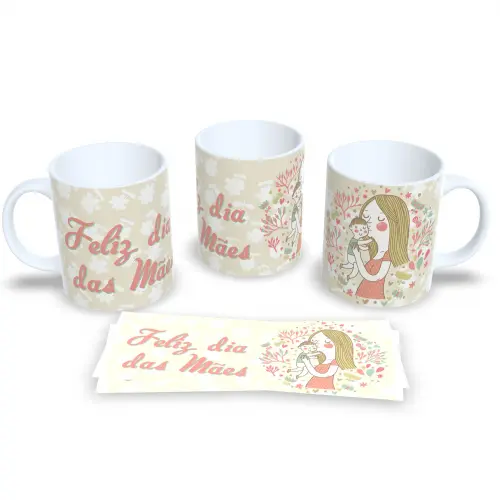 Presente Dia das Mães Caneca Amor que transborda