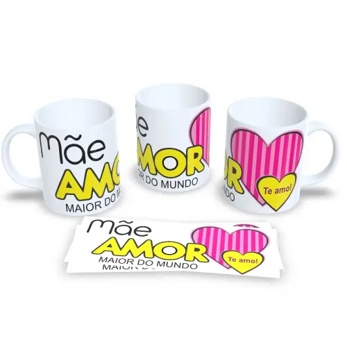 Presente Dia das Mães Caneca Amor em cada gole