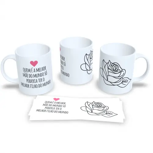 Caneca Dia das Mães Minha Inspiração Diária