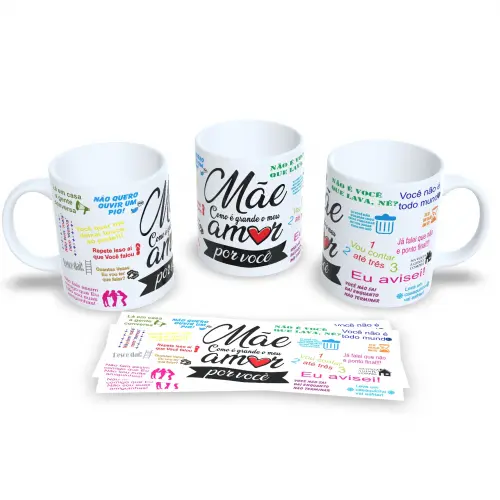 Caneca Dia das Mães Presente Emocionante Para Mãe