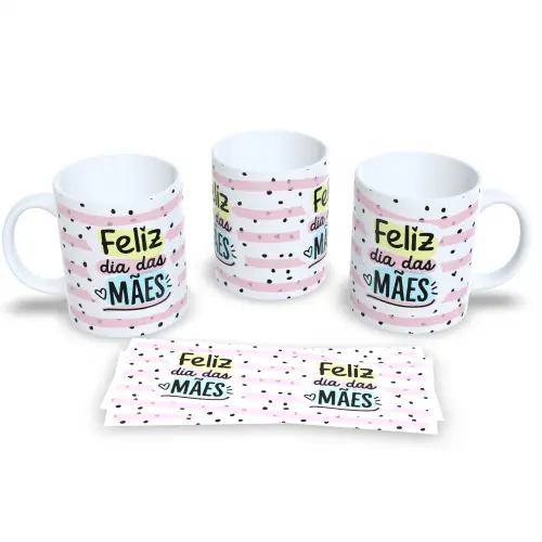 Caneca Dia das Mães O coração mais lindo do mundo