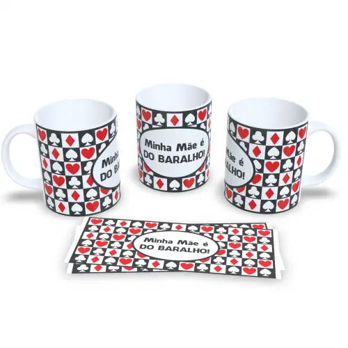 Caneca Dia das Mães O coração mais lindo do mundo
