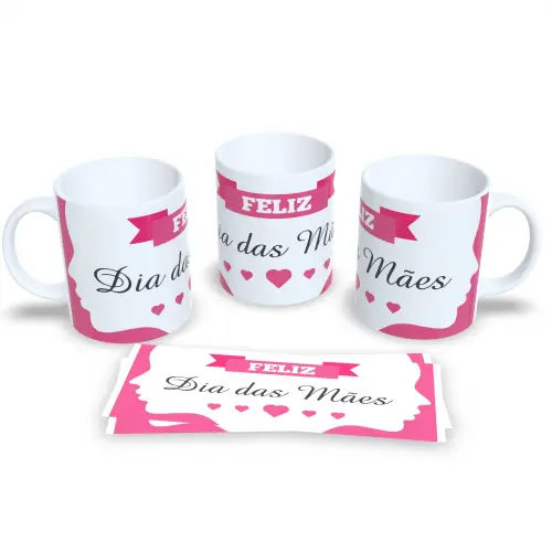 Caneca Dia das Mães Exemplo de amor e coragem