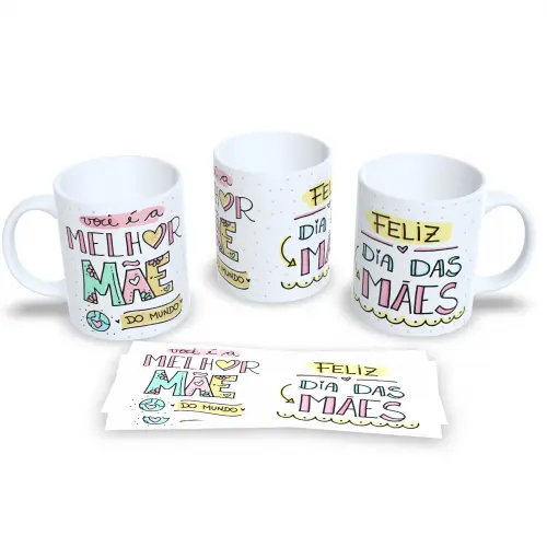 Caneca Dia das Mães Exemplo de amor e coragem