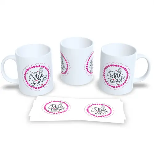 Caneca Dia das Mães Exemplo de amor e coragem