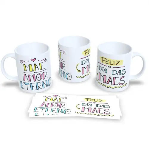 Caneca Dia das Mães Exemplo de amor e coragem