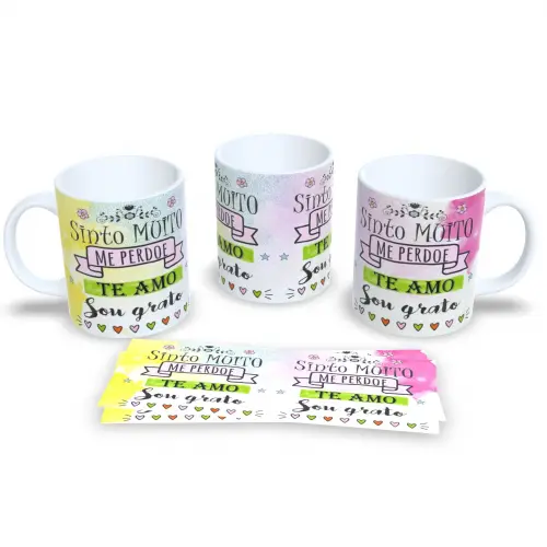 Caneca de Porcelana Abastecida Com Café e Amor de Mãe