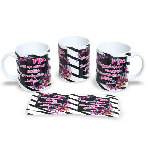 Caneca Cerâmica Melhor Mãe Do Mundo Presente Dia Das Mães