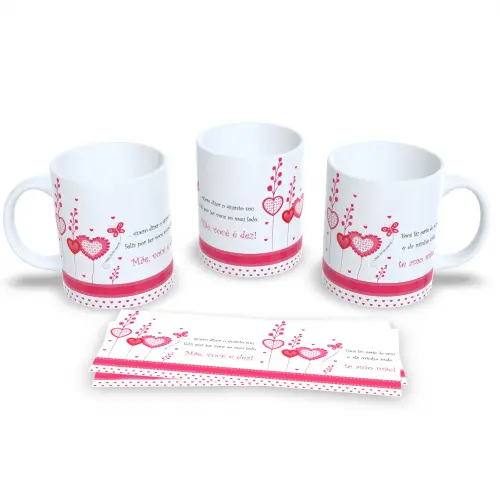 Caneca Dia Das Mães Linda Lembrança Mãe