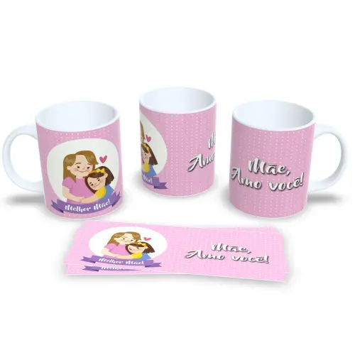 Caneca Dia Das Mães De Porcelana Café Presente Dia Mães
