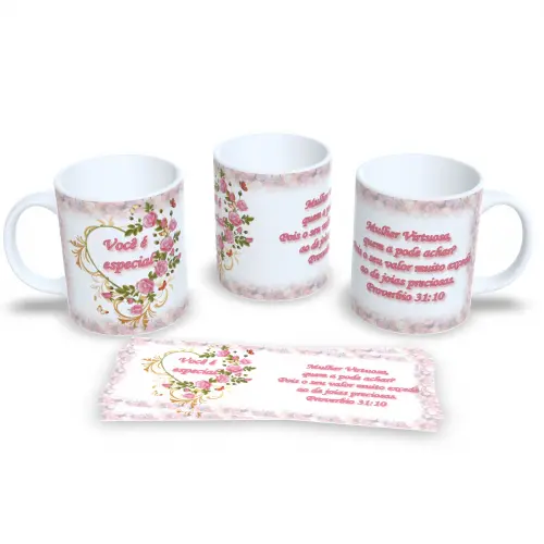 Caneca Dia Das Mães De Porcelana Café Presente Dia Mães