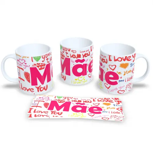 Caneca Dia Das Mães De Porcelana Café Presente Dia Mães