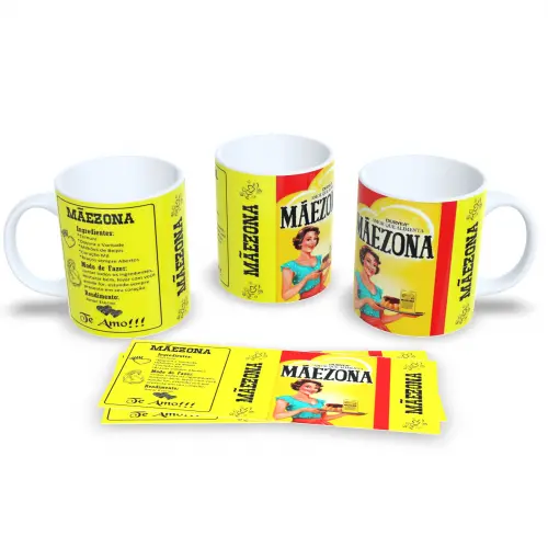 Caneca "Mãe, Te Amo" - Presente Especial Dia das Mães