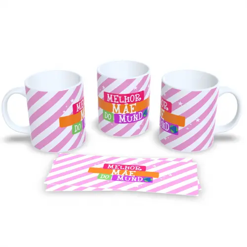 Caneca "Mãe, Te Amo" - Presente Especial Dia das Mães